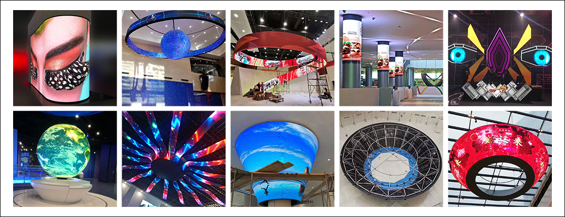 creative flexible led display