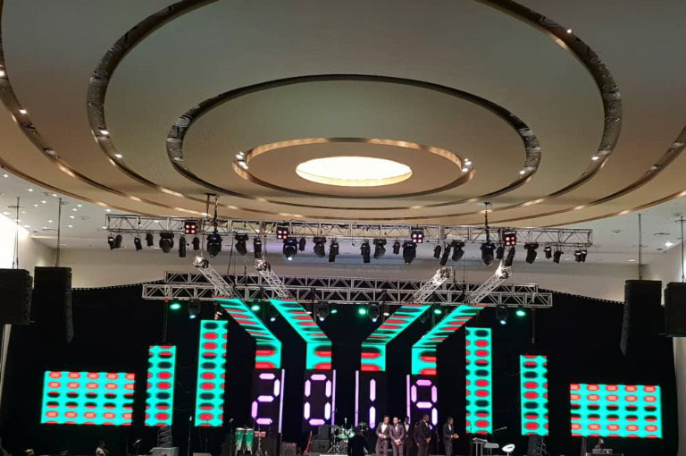 شاشة LED P3 بمساحة 70 مترًا مربعًا للفعاليات